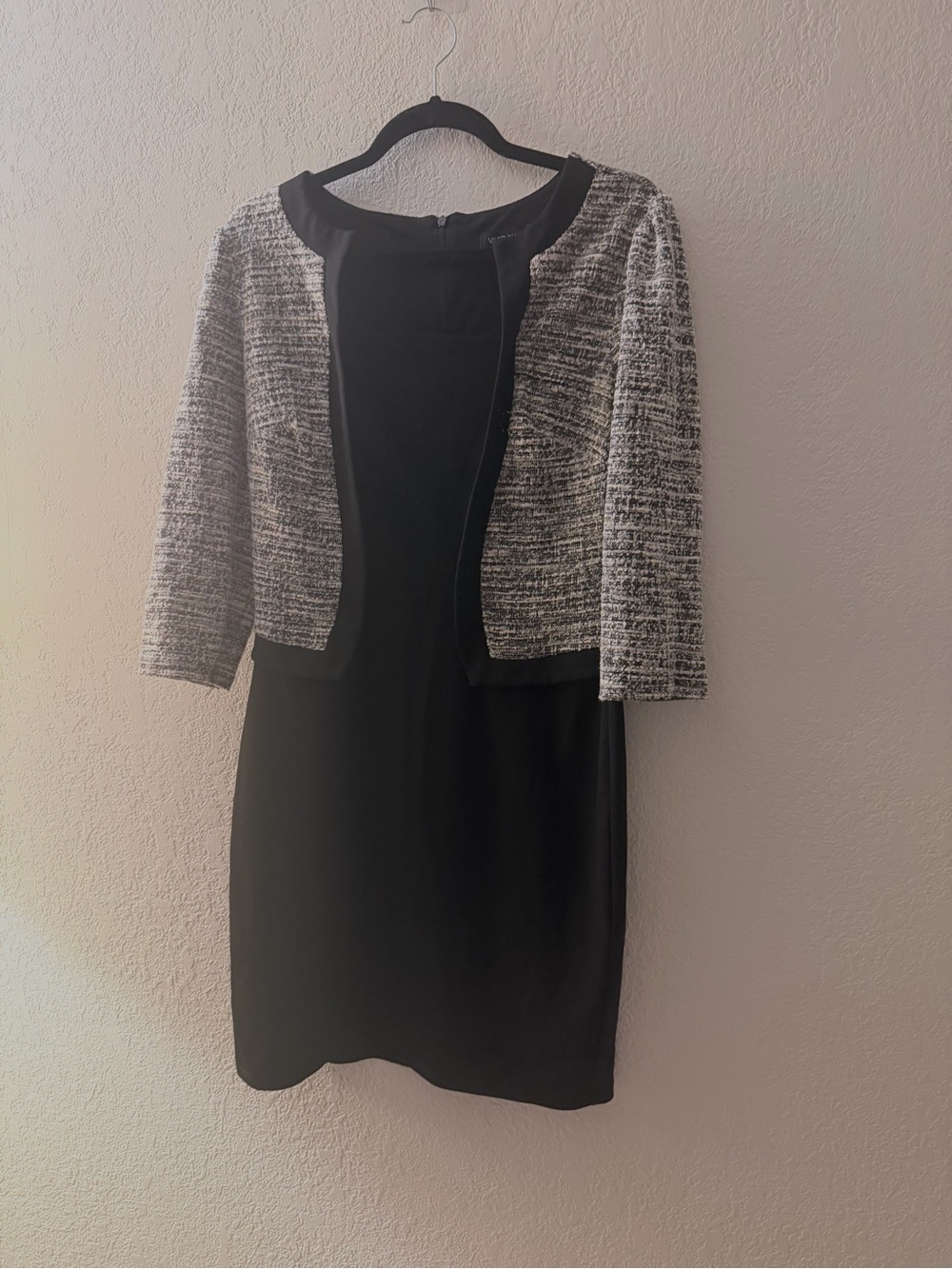 Vivid Aura Tweed Sheath Dress 12